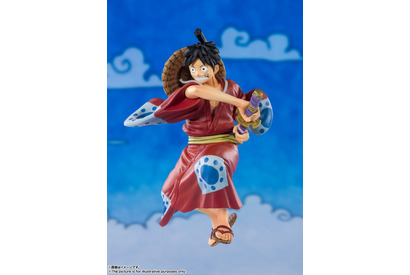 「ワンピース」ワノ国編衣装のちょんまげ姿“ルフィ太郎（ルフィ）”がフィギュア化！ 画像