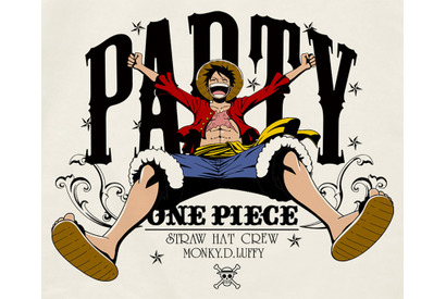 「ワンピース」ルフィがコスパ25周年をお祝い！ ワノ国編の麦わらの一味&エースが描き下ろしイラストでTシャツに！ 画像