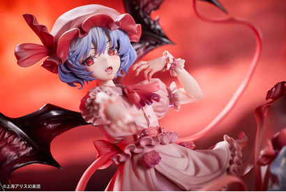 “こんなに月も紅いから本気で殺すわよ”「東方Project」レミリアがフィギュア化！あみあみでは限定特典「A2クリアポスター」付きも 画像