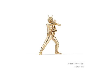 「仮面ライダー」旧1号&旧2号がゴールドでミニフィギュア化！シルバー製のショッカー戦闘員（骨）も 画像