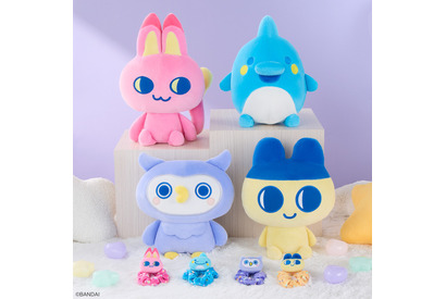 「たまごっち」×ナムコ！星モチーフのビッグぬい＆ぬいぐるみシュシュが登場 画像