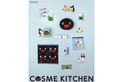 ピングーがCosme Kitchenと初コラボ！人気商品がキュートなピングーデザインに♪もふもふかわいいポーチなども登場 画像