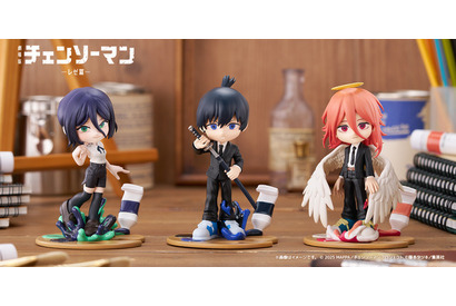 「チェンソーマン」レゼ篇よりレゼ・アキ・天使の悪魔のデフォルメフィギュアが登場！カートゥーン風のフォルムがかわいい♪ 画像