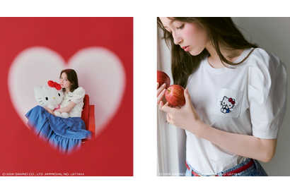 キティの刺繍が可愛すぎる♪ 「ハローキティ」×WILLSELECTIONコラボから大人可愛いアイテム登場♪ 画像