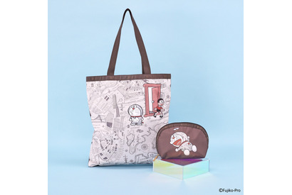 「ドラえもん」どこでもドアから飛び出すドラえもん&のび太や、タイムマシンをデザイン！N.Y発「レスポートサック」バッグコレクション登場 画像