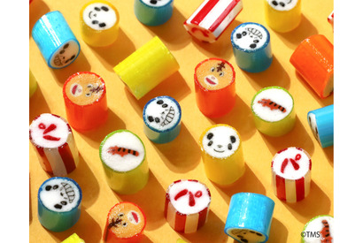 パンダ・パパンダ・コパンダ♪ 愛らしいパンダ親子が手のひらサイズに♪ キャンディ「パパブブレ」コラボ 画像
