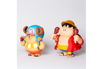 「ワンピース」ルフィ＆チョッパーの“Chunky＝ずんぐり”ソフビ登場！ 「BUSTERCALL」アーティストのイラストを立体化 画像