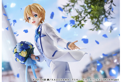 「SAO」ユージオが白スーツをまとい立体化！ 青い薔薇を持ち、あなたをエスコート 画像