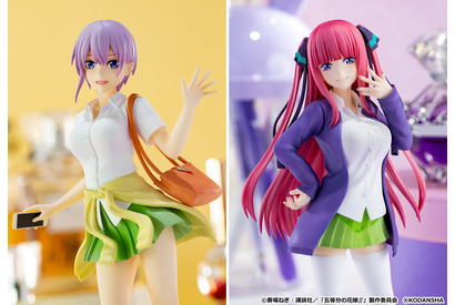 「五等分の花嫁∬」大人な一花？ 勝ち気な二乃？ 五つ子の長女＆次女がフィギュアになって登場 画像