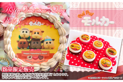 話題のパペットアニメ「PUI PUI モルカー」がバレンタインスイーツに！ プリントケーキ＆マカロン登場 画像