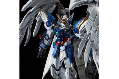 「ガンダムＷ Endless Waltz」ゼロ EW、輝く翼＆新装備“ドライツバーク”に注目！“チタニウムフィニッシュ”のRGガンプラ再販 画像