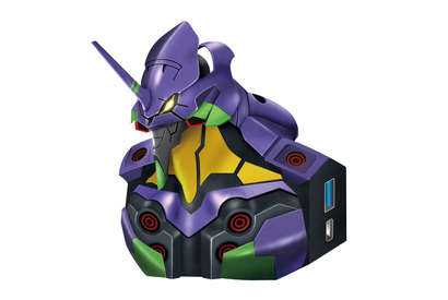 「エヴァ」初号機×USBハブ！実用性満点フィギュアが登場 通電すると目が光るギミックも 画像