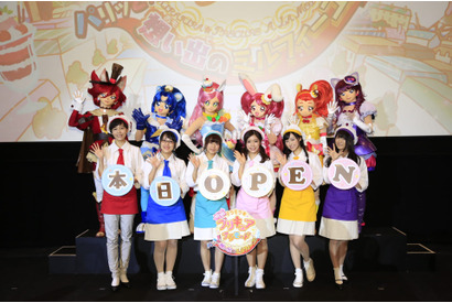 『映画キラキラ☆プリキュアアラモード パリッと！想い出のミルフィーユ！』 メインキャストがパティシエ姿で初の６人勢揃い！ 画像