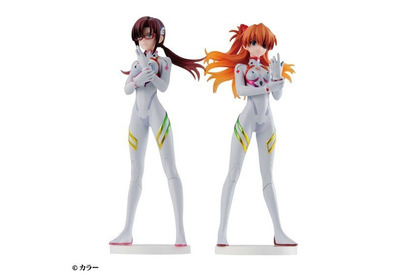 「シン・エヴァンゲリオン」“行くわよ、コネメガネ！” アスカとマリが決戦前の姿でフィギュア化 画像