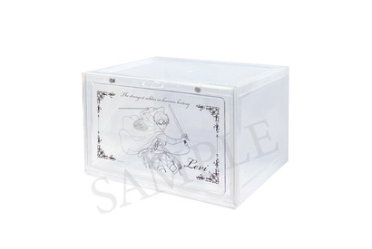 「進撃の巨人」リヴァイ兵長に収納をおまかせ♪ 整理整頓に便利なスタッキングボックス登場 画像