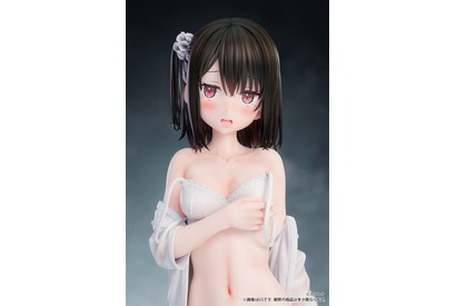 びしょ濡れの女子高生の下着、透けシャツにドキッ…！ イラストレーター・カントクのオリキャラ“しずくちゃん”最新フィギュア 画像