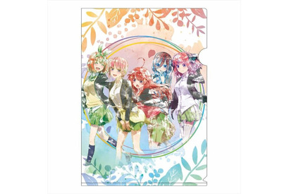 「五等分の花嫁∬」5つ子の“水彩アート”デザインが涼しげ♪最新グッズ続々！ クリアファイル、パスケース、缶バッジなど 画像