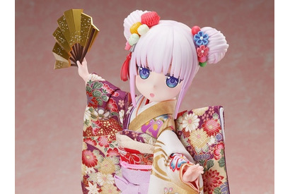 「小林さんちのメイドラゴン」気だるげなカンナが可憐に舞う！ 着物姿の高級フィギュア登場 画像