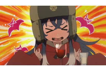 秋アニメ「月とライカと吸血姫」酔っぱらってしまったイリナは…第4話先行カット 画像
