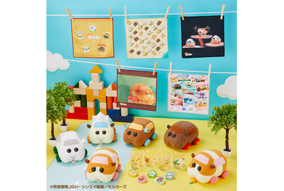 「PUI PUI モルカー」一番くじに初登場！ ぬいぐるみ、ししゅう缶バッジ、ハンドタオルなどが景品に 画像