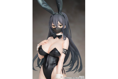 過激な衣装でもお仕事を全う！真面目な“黒バニー後輩ちゃん”が初の立体化　イラストレーター・イコモチ「モノクロバニー」 画像