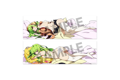 「コードギアス」C.Cとカレン、どっちと添い寝したい――　描き下ろし抱き枕カバー登場 画像