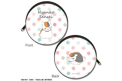 「夏目友人帳」にゃんこ先生といつでも一緒♪ フラットポーチ、レザーパスケースなど日常使いできるグッズ再販 画像
