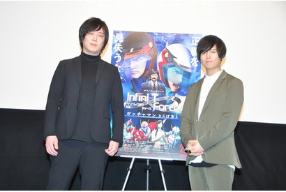 【レポート】『劇場版 Infini-T Force』の舞台挨拶に斉藤壮馬と春名プロデューサーが登壇! 「無限の力のように作品ももっと続いていけば」 画像