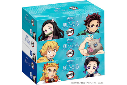 「鬼滅の刃」デザインの限定ティシュー＆ウェットティシュー登場！ “紙”を連れて進め―― 画像