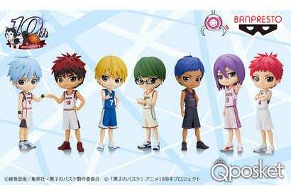 「黒子のバスケ」黒子＆火神やキセキの世代が集結！ デフォルメフィギュア“Q posket”に初登場 画像
