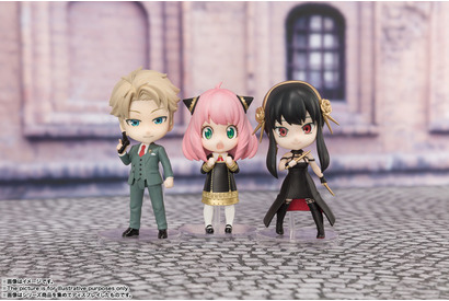 春アニメ「SPY×FAMILY」ロイド、ヨル、アーニャが早くもデフォルメフィギュア化！ 手のひらサイズに魅力を凝縮 画像