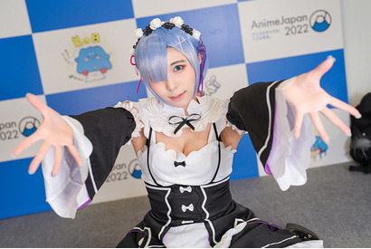 【コスプレ】『リゼロ』レムのたおやかな可愛さに癒される！注目モデル・ゆうかりん【写真9枚】 画像