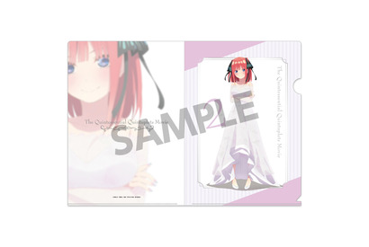 『映画 五等分の花嫁』五つ子がウェディングドレスを着たラバーマットとクリアファイルが登場 画像