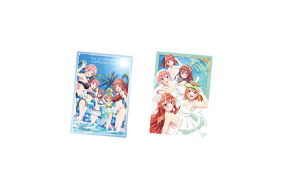 映画「五等分の花嫁」描きおろしは“水着姿”の5姉妹♪ カード付きウエハース登場！ 画像
