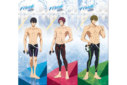 「劇場版 Free! FS」七瀬遙、松岡凛、橘真琴があなたのお部屋に！ 等身大ウォールペーパー登場 画像