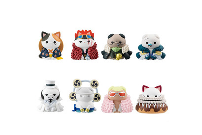 「ワンピース」ルフィとキッドら好敵手たちが“猫”で大集合！“MEGA CAT PROJECT”マスコット第2弾が登場 画像
