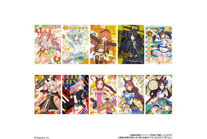 「ウマ娘」マヤノトップガンとセイウンスカイが目印♪ ウエハース第3弾が登場！ ホログラム＆箔押しカードも 画像