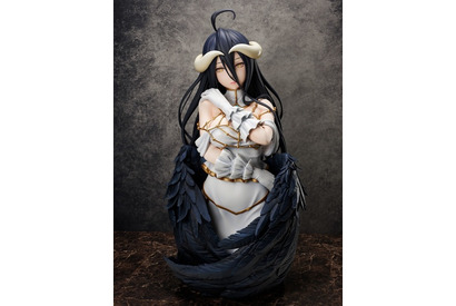 「オーバーロード」アルベドが 1/1スケールで胸像フィギュア化！漆黒の翼まで丁寧かつ大胆に表現 画像