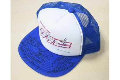 【プレゼント】立花理香・礒部花凜・落合福嗣のサイン入り『グラゼニ』キャップ【超！アニメディア(生)出演記念】 画像