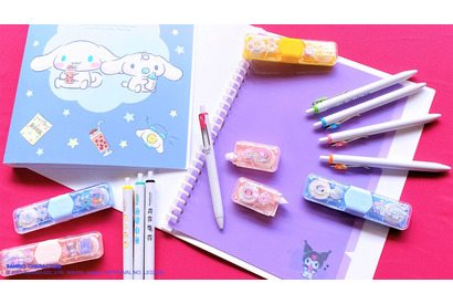 「サンリオ」シナモロールやクロミ、ハンギョドンをデザイン♪「サンキューマート」にコラボ文具が登場 画像