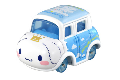 「シナモロール」20周年記念でトミカになって登場♪ “シナモロールブルー”で車内と内装をデザインした特別仕様 画像