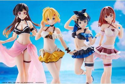 夏だ！水着だ！「かのかり」千鶴、麻美、瑠夏、墨の魅力的な水着フィギュア登場　一番くじ 画像