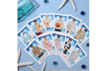 「黒バス」黒子テツヤ、火神大我たちの水着姿をインスタントカメラ写真風にぱしゃり♪  「ぱしゃこれ」登場！ 画像