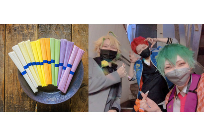 「推しの髪の毛を食べよう」イベント開催へ…推しの髪の毛の色をイメージした素麺をすする企画 画像
