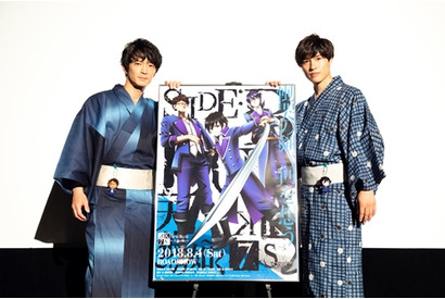 劇場版『K SEVEN STORIES』舞台挨拶に津田健次郎＆土屋神葉が浴衣姿で登壇！ 画像