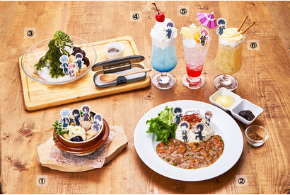 「銀魂」カプコンカフェでコラボ開催！ 銀さん＆新八＆神楽のイメージを詰め合わせた“宇治銀時丼”ほかコラボメニュー公開 画像