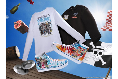 「ワンピース」VANSと初コラボ！ “悪魔の実”や“麦わら帽子”にちなんだシューズ＆アパレル登場♪ 画像