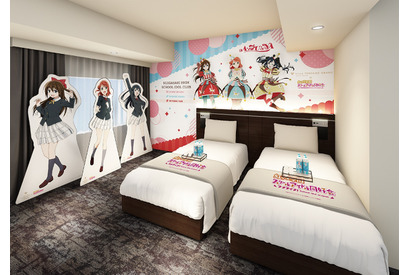 「ラブライブ！ニジガク」ユニット別ホテルルームが新たに登場！ 「有明ガーデン」コラボ第2弾、12月から開催 画像