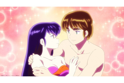 秋アニメ「うる星やつら」水着姿のサクラ（CV：沢城みゆき）にあたる（CV：神谷浩史）興奮！ 第7話先行カット 画像