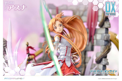 「ソードアート・オンライン」アスナ、“閃光”の異名そのままにフィギュア化！ 躍動する髪、伸びるレイピアなど目にも留まらぬ速さを演出 画像